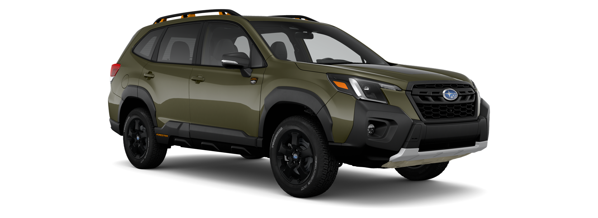 2025 Subaru Forester Wilderness Shown in Autumn Green Metallic