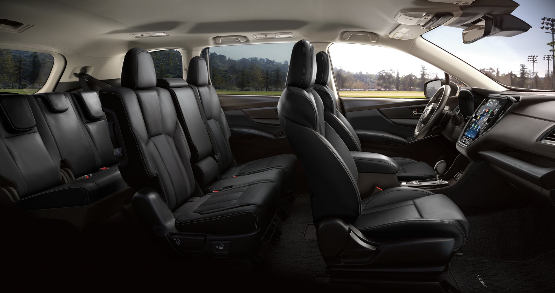 2027 Subaru Ascent Premium 8-Passenger Shown in Black StarTex®