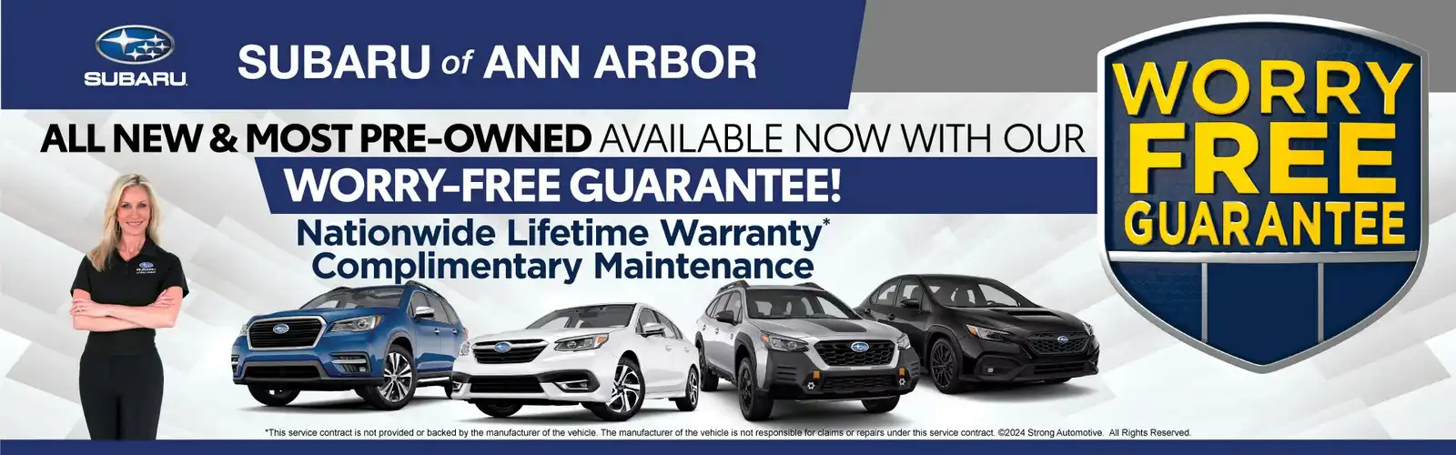 Worry-Free Gaurantee! Nationwide Lifetime Warranty*