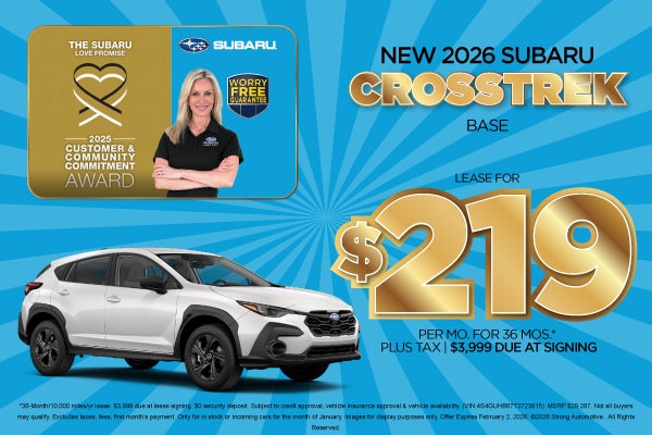 New 2026 Subaru Crosstrek Base