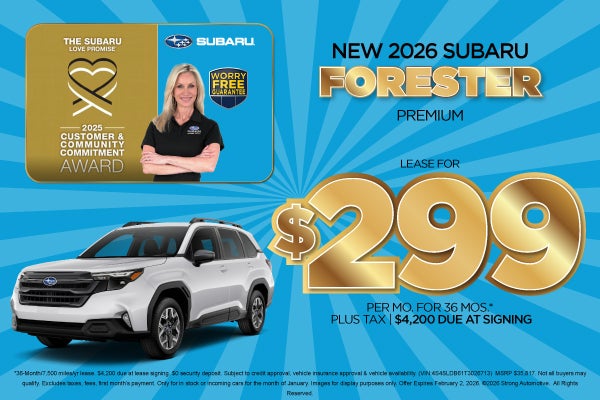 New 2026 Subaru Forester Premium