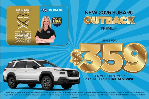 New 2026 Subaru Outback Premium