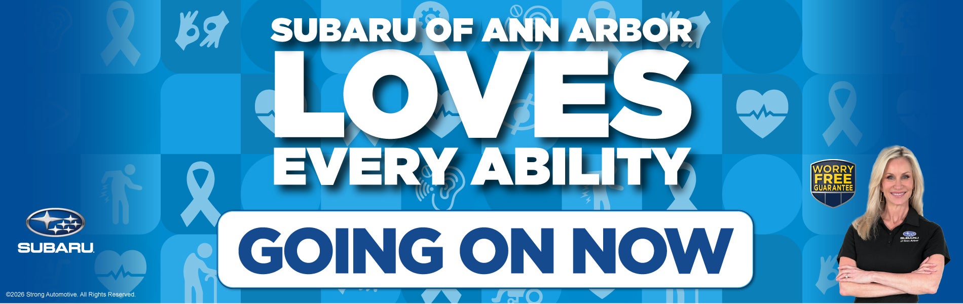 SUBARU OF ANN ARBOR LOVES EVERY ABILITY