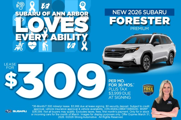 New 2026 Subaru Forester Premium